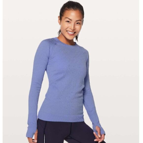 Lululemon Rest Less Pullover Hydrangea Blue 10 W3ATBS - Picture 1 of 7